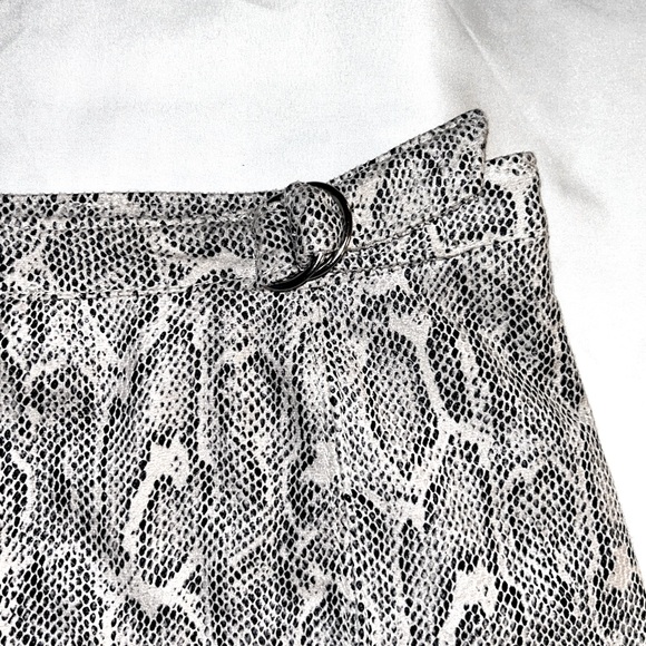 Free People Y2K Faux Snake Skin Mini Skirt - Picture 3 of 6